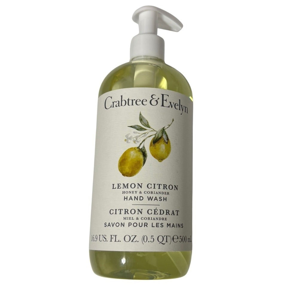 Crabtree & Evelyn Lemon Citron Hand Wash 16.9 OZ with Pump